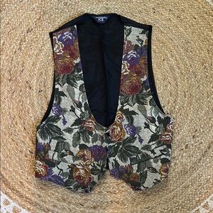 Vintage ICE Women's Floral Vest - Multicolor